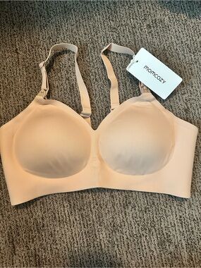 Momcozy Nude Wireless Maternity Bra - Smooth Comfort XL
